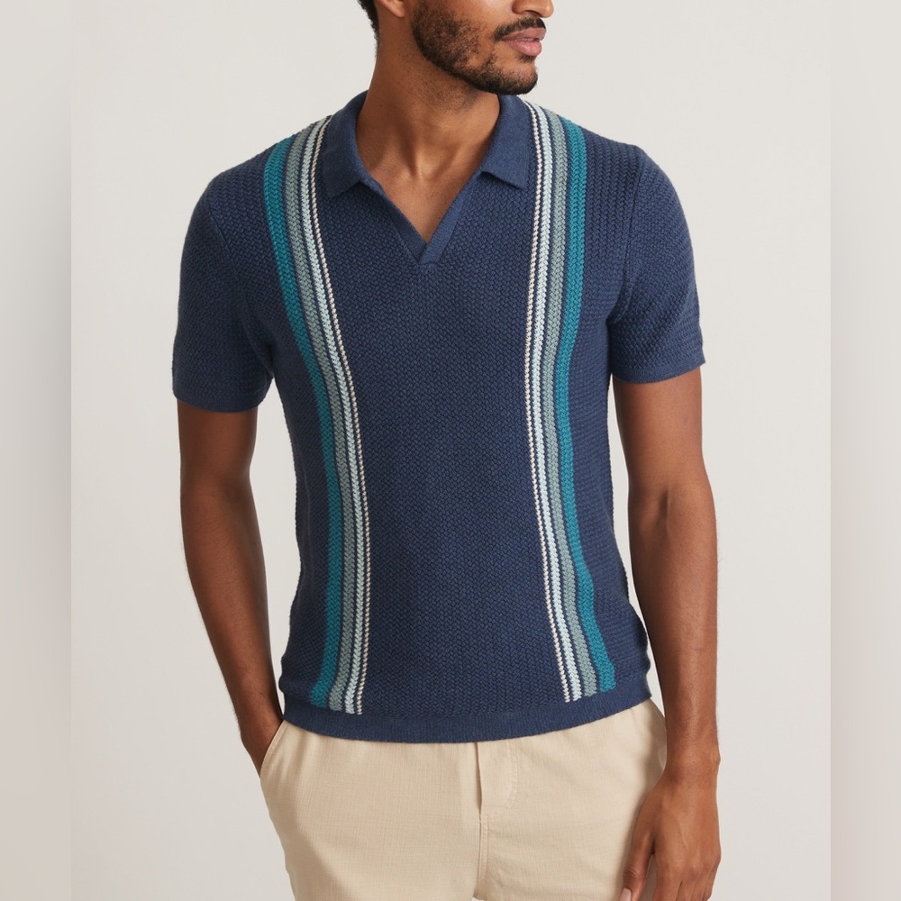 NWOT Marine Layer Conrad Sweater Polo